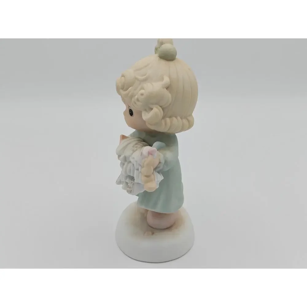 Precious Moments Lord Help Me Stick To My Job Figurine 521450 1989 Enesco USA